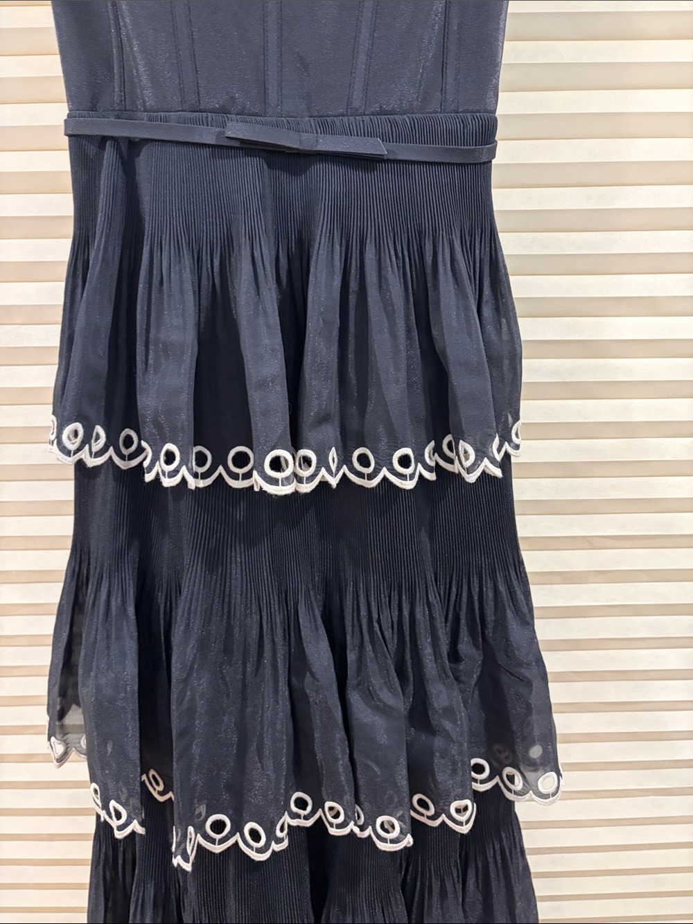 🔥CLEARANCE🔥 NWOT Zimmermann Black Tiered Spaghetti Dress, Size AU 2 = M - Picture 4 of 12
